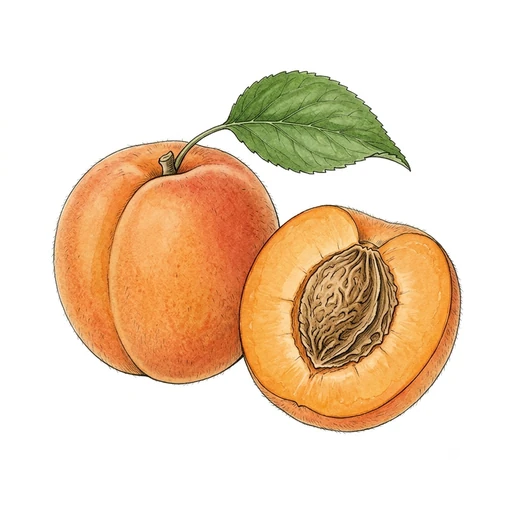watercolor — Apricot