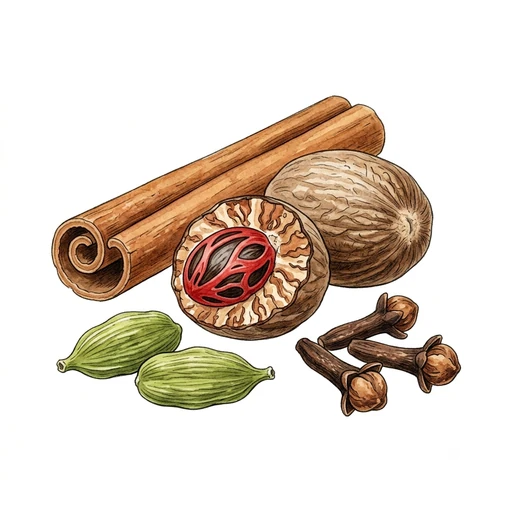watercolor — Baking Spice