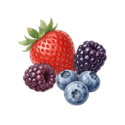 watercolor — Berry
