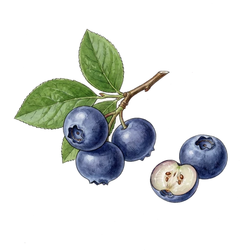 watercolor — Blueberry