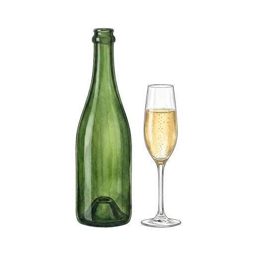 watercolor — Champagne