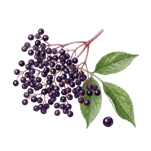 watercolor — Elderberry