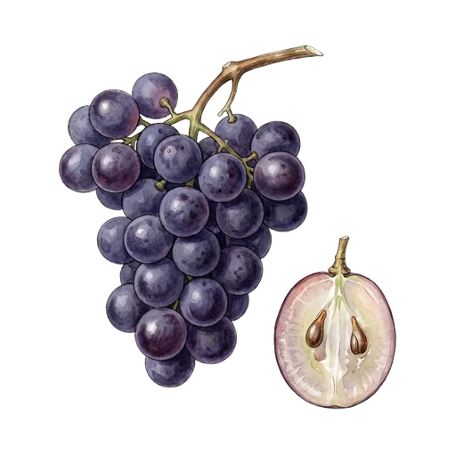 watercolor — Grape