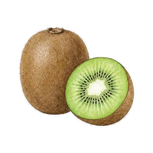 watercolor — Kiwi