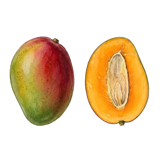 watercolor — Mango