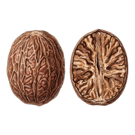 watercolor — Nutmeg