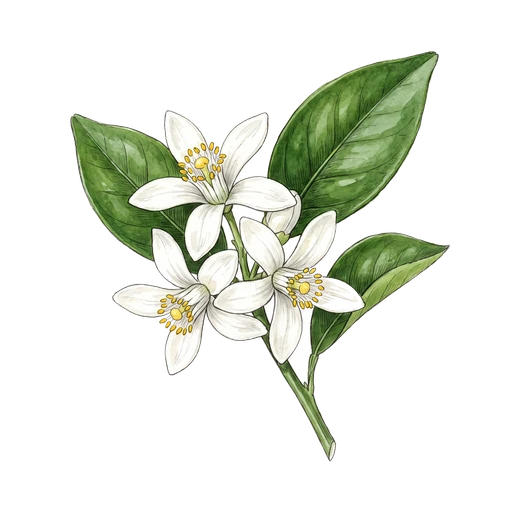 watercolor — Orange Blossom