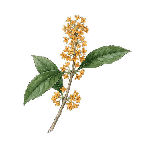 watercolor — Osmanthus