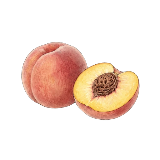 watercolor — Peach