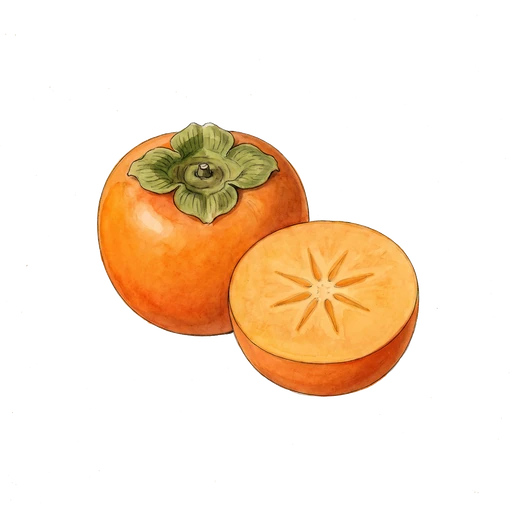 watercolor — Persimmon