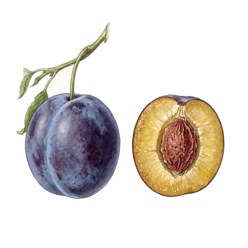 watercolor — Plum