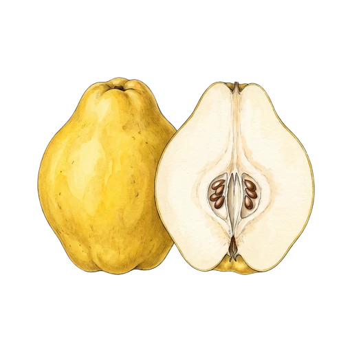 watercolor — Quince