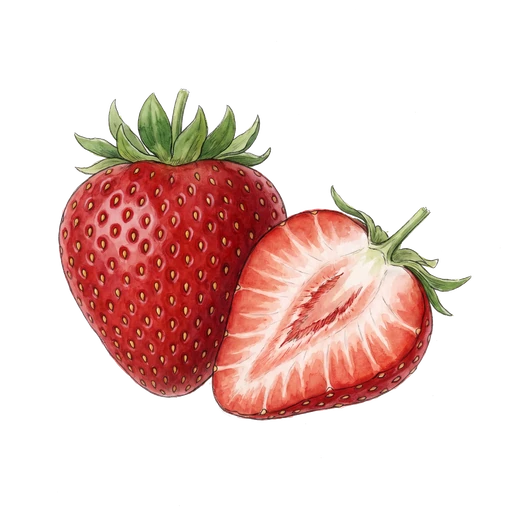 watercolor — Strawberry