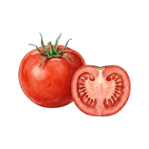 watercolor — Tomato